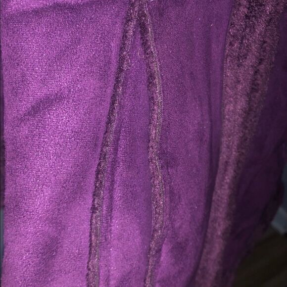 Hemisphere Faux Suede  Purple Girl’s Coat 14 - Picture 7 of 9